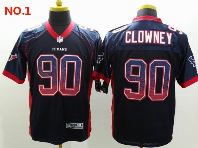 Houston Texans #90 Jadeveon Clowney Men's Nike Jerseys-15